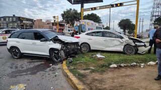 Trujillo: Choque de vehículos deja dos personas heridas