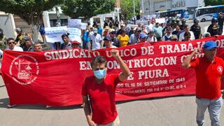 Pescadores bloquearon vías y obreros protestaron en las calles de Piura