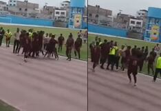 Trujillo: Encuentro de fútbol termina en gresca entre futbolistas y árbitro (VIDEO)