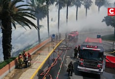 Incendio en Miraflores genera enorme nube de humo cerca de Larcomar y teleférico de la Costa Verde