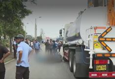 Sereno muere atropellado por camión mezclador de cemento en San Juan de Miraflores