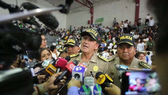 General PNP Colin Sim Galván, jefe de la IX Macrepol Arequipa. Foto: Leonardo Cuito.