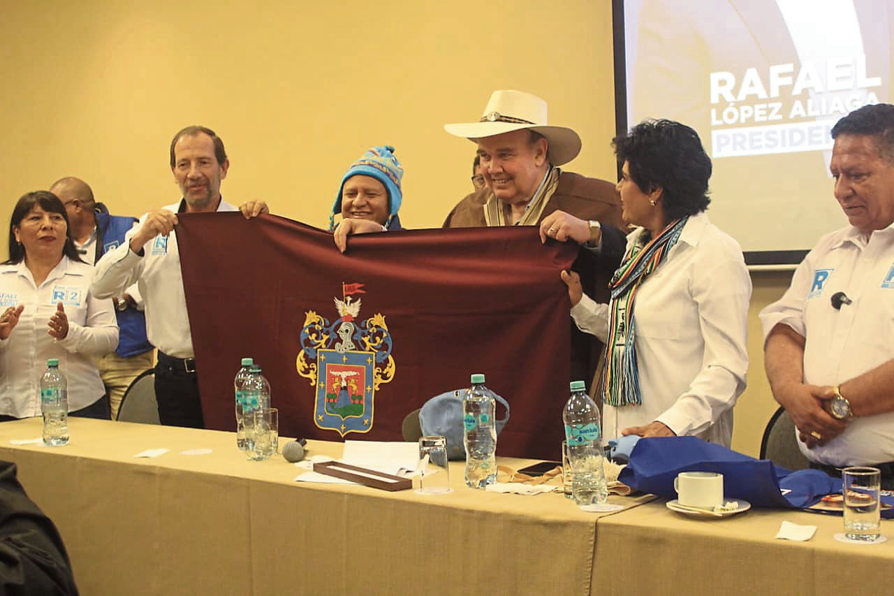 Rafael López Aliaga estuvo dos días en la ciudad de Arequipa. (Foto: Álvaro Figueroa/@photo.gec)