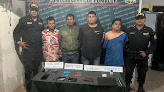 Chiclayo: Policía captura a 14 presuntos delincuentes por hurto, extorsión y abigeato