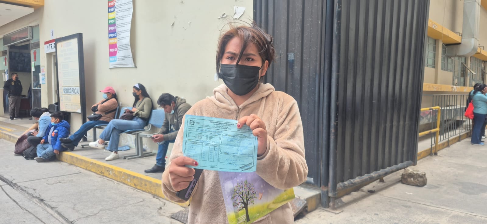 Madre denuncia presunta mala praxis y denuncia a enfermera. (Foto: Pedro Torres)