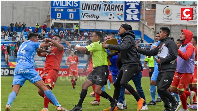 Liga 1: ADT gana 2 a 1 al Sport Huancayo en medio de bronca y expulsiones (FOTOS)