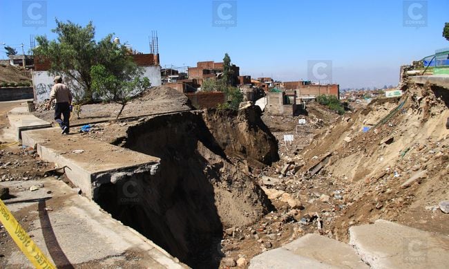 Distritos de Arequipa con riesgo por lluvias