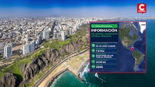Marina de Guerra descarta tsunami en el litoral peruano tras fuerte sismo de 7.7 en Panamá
