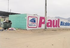 La Libertad: Denuncian a candidato por pintas en colegio de Alto Trujillo