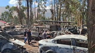 “Cementerio de vehículos calcinados” es depósito de la PNP