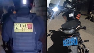 Serenazgo y Policía recuperan motocicleta robada en Trujillo