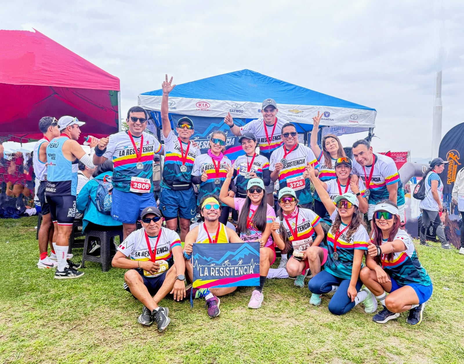 Grupo siempre resistente en cada disciplina deportiva. Foto: GEC.