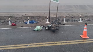 Tacna: Dos varones pierden la vida en choque frontal de moto y camioneta