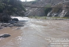 Alerta hídrica en el río Pisco: caudal alcanza su pico más alto del 2026 y activa vigilancia