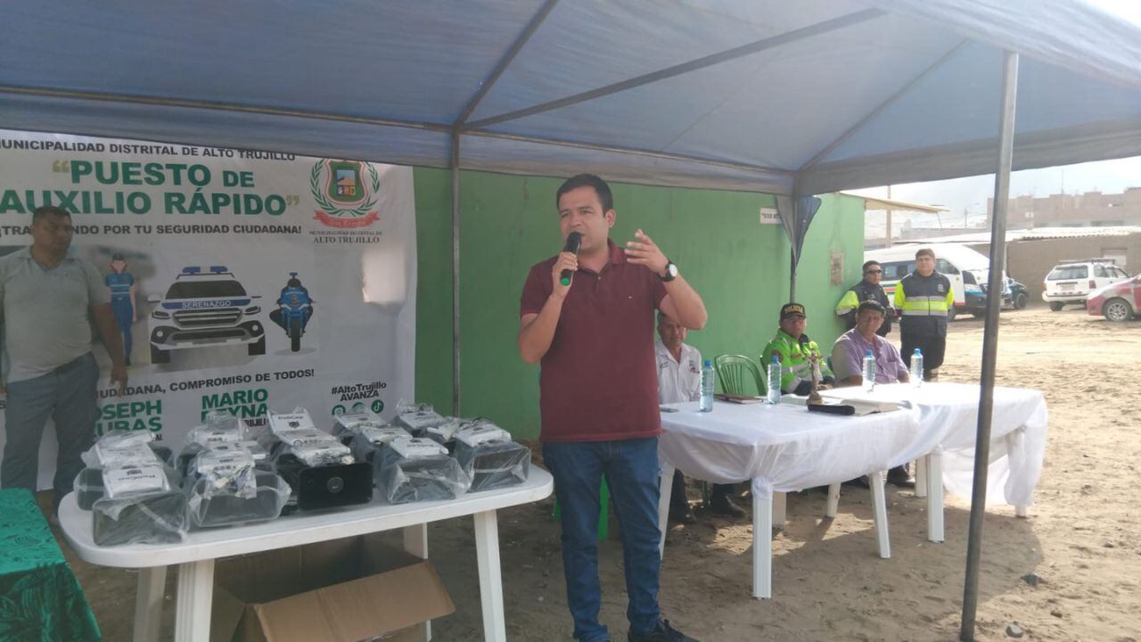 La comuna de Alto Trujillo refuerza la seguridad ciudadana en diversos barrios.