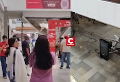 Clausuran Mallplaza Bellavista tras caída de falso techo por falla en tubería interna del local