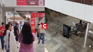Clausuran Mallplaza Bellavista tras caída de falso techo por falla en tubería interna del local