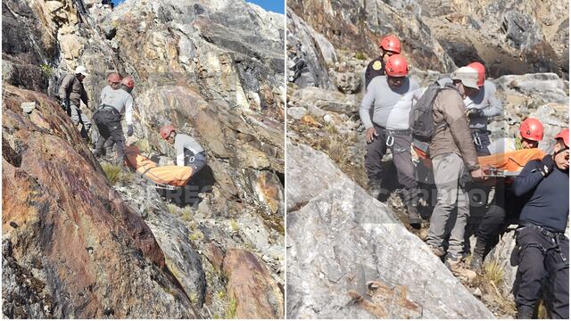 Recuperan cuerpos de montañistas fallecidos en nevado del Huaytapallana (VIDEO)
