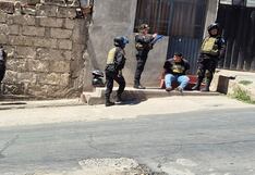 Detienen a tres extranjeros con un arma de fuego, granada y carta extorsiva en Arequipa (VIDEO)
