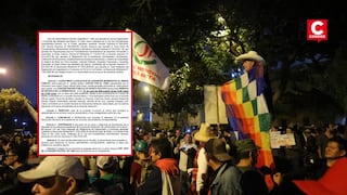 Mininter rechaza solicitud de garantías para movilización de Juntos por el Perú en el Centro de Lima