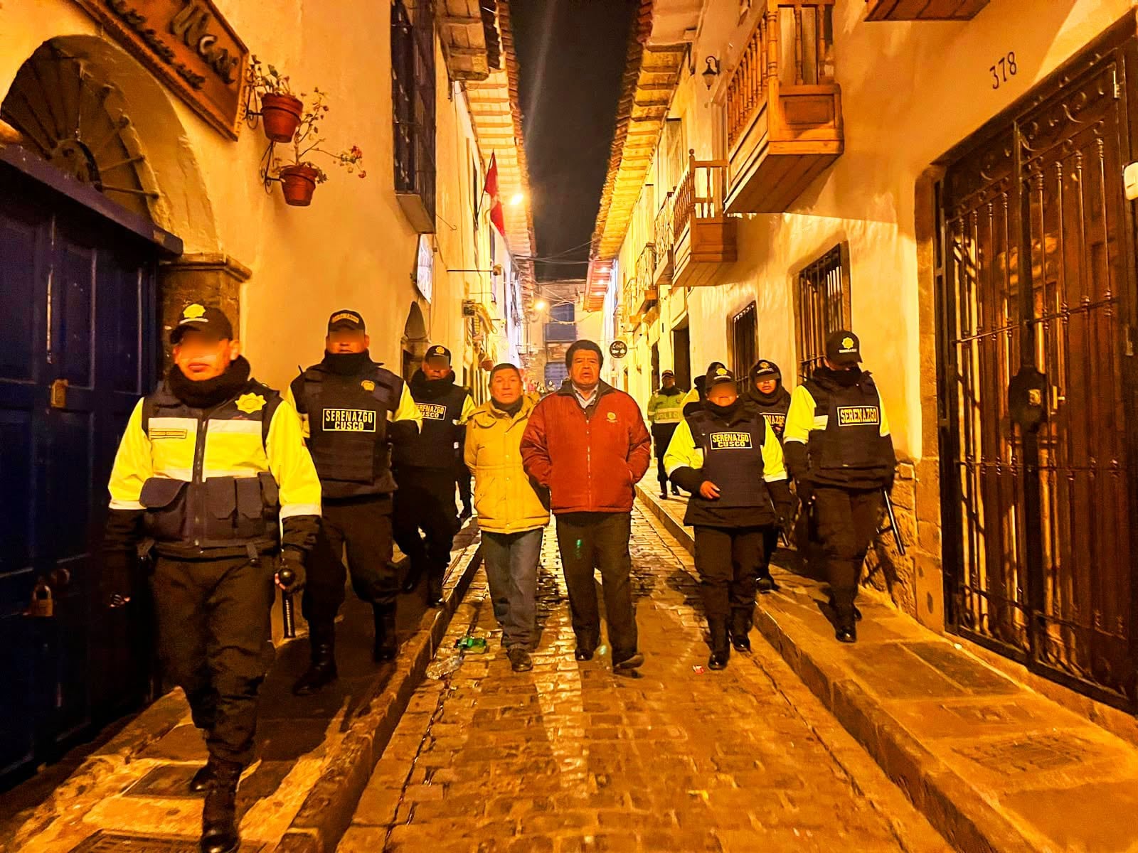Refuerzan patrullaje en el Centro Histórico de Cusco.