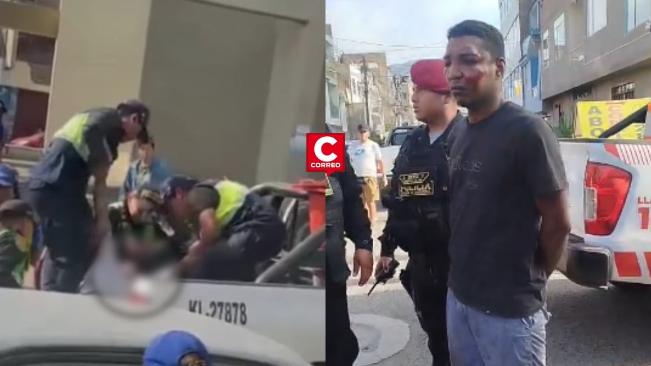 Capturan a presunto sicario venezolano acusado de asesinar a extranjero cerca de estación Bayóvar en SJL. Composición: Diario Correo.