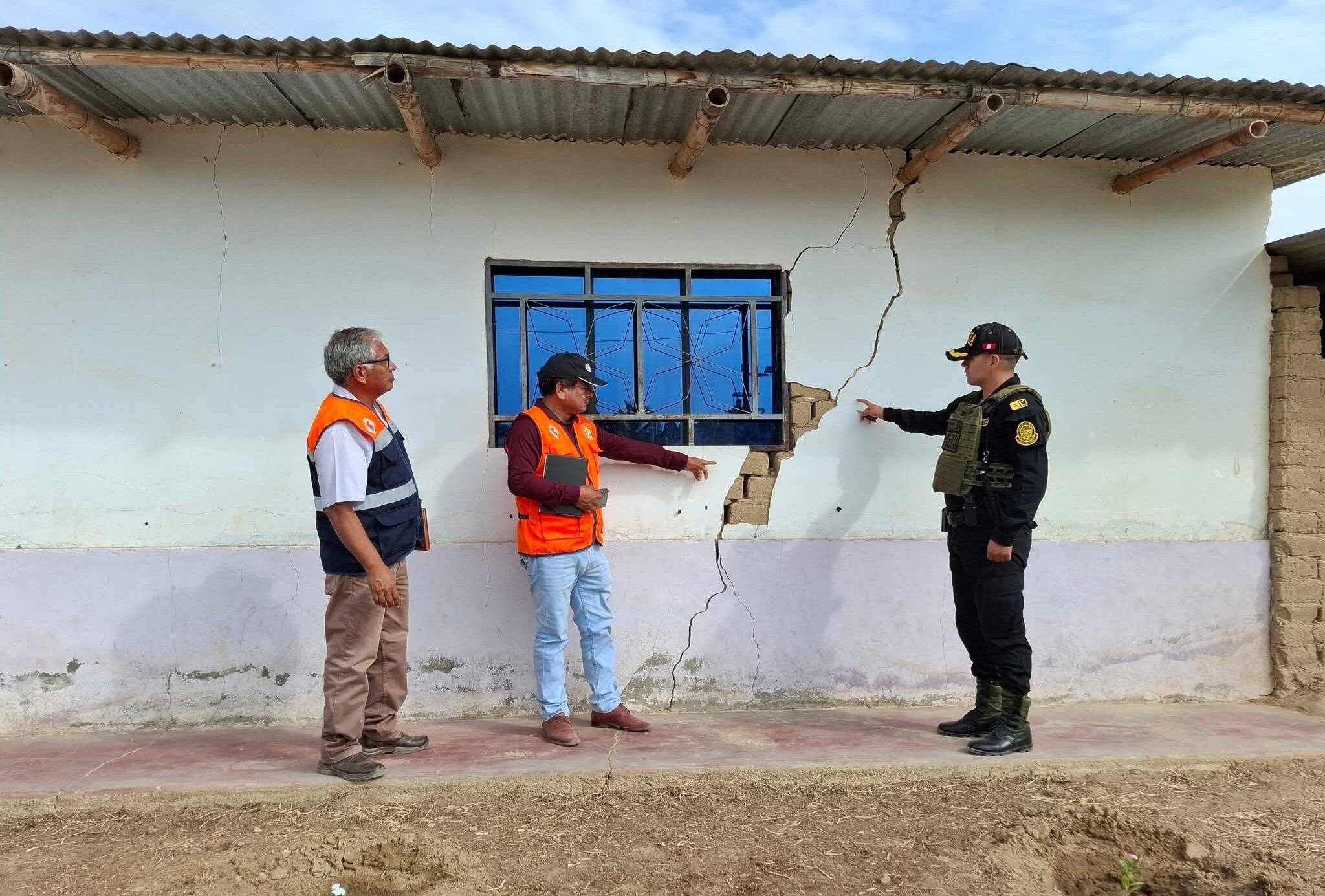 Defensa Civil de Jayanca recorrió centros poblados