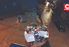 Canal de riego se convierte en riachuelo que inunda casas y calles en Chilca