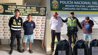 “Los Cutreros de JLO” y otros delincuentes capturados en Chiclayo