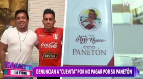 Christian Cueva debería más de 58 mil soles por panetones.
