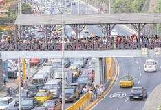 Bajada de los Baños colapsó en Año Nuevo: Bañistas temen por desbordes en puente peatonal