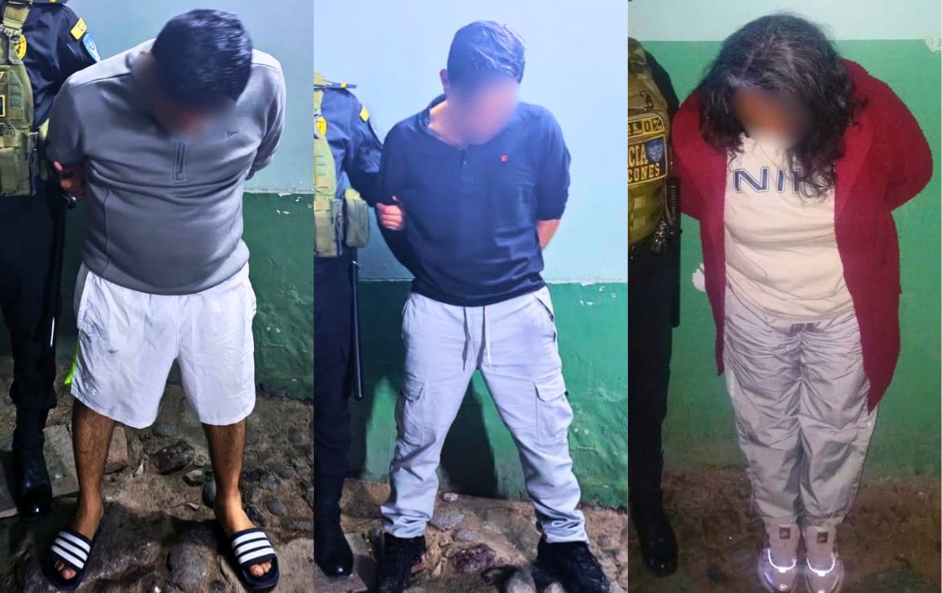 “Los Vivos de San Camilo”, banda dedicada al hurto y estafa en la modalidad de “cascada” en Arequipa. Foto: PNP.