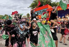 Piura: El corso del carnaval del distrito de Colán fue una locura