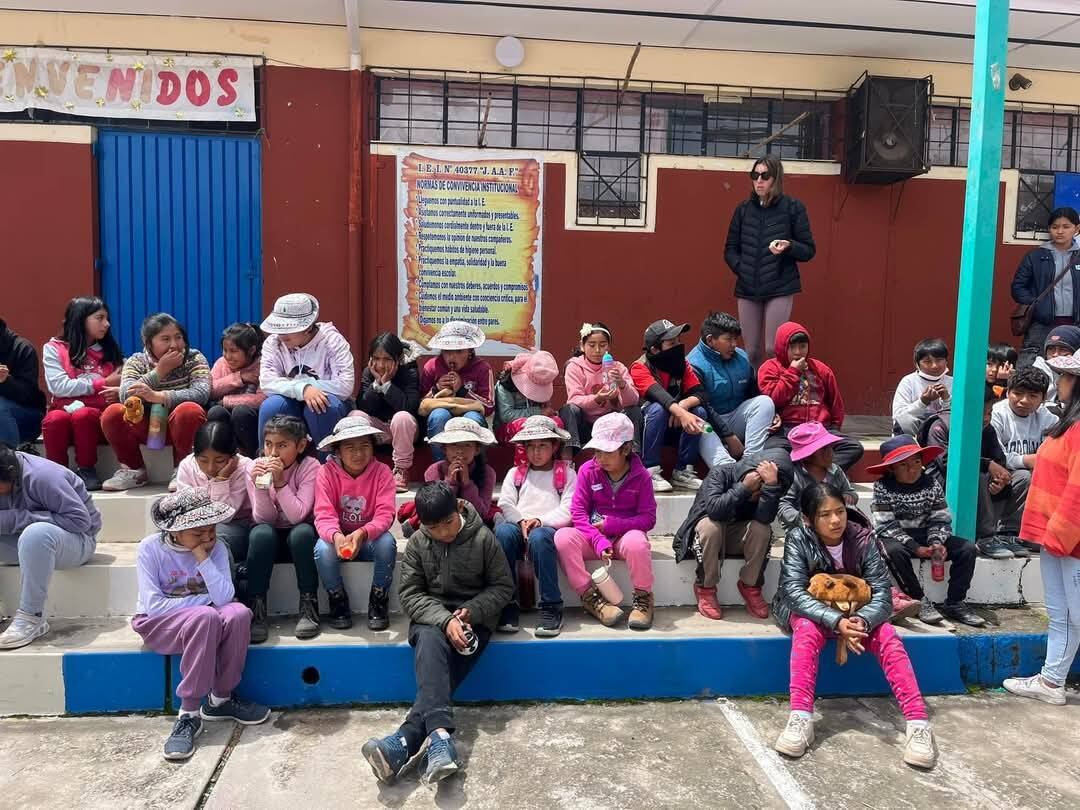 Niños participaron en vacaciones útiles en Colca. Foto: Difusión.
