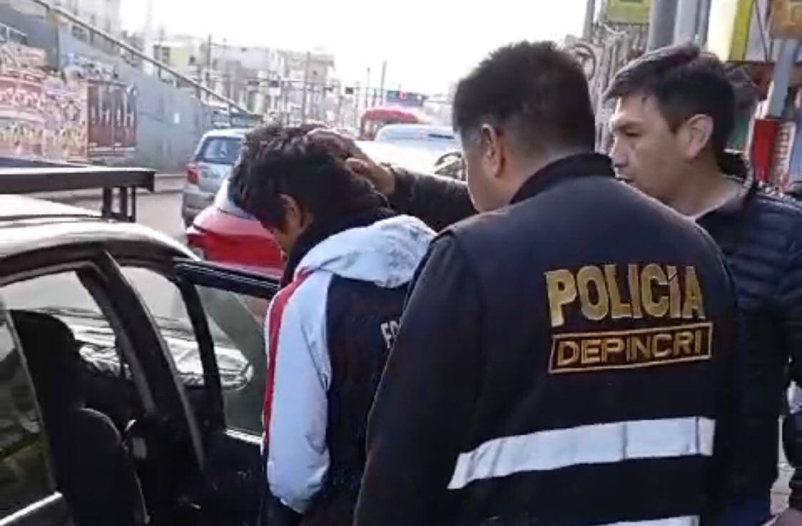 Policías detuvieron a sospechoso de agredir a una menor. Foto: difusión.