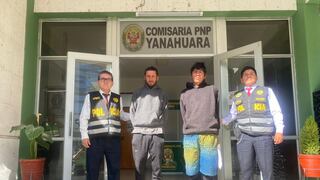 Capturan a banda “Los Mochileros de Yanahuara” tras asaltar a transeúnte en Arequipa