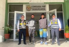 Capturan a banda “Los Mochileros de Yanahuara” tras asaltar a transeúnte en Arequipa