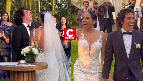 Verónica Álvarez le hace importante aclaración a Mateo Garrido Lecca en su boda: “No eres feo”