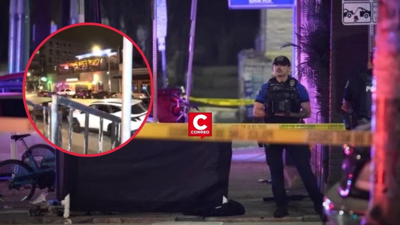 Tiroteo en bar estadounidense deja 3 muertos y 18 heridos: FBI investiga posibles vínculos terroristas. Composición: Diario Correo.