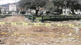 La Libertad: La población está indignada por remodelación de la Plaza de Armas de Huamachuco