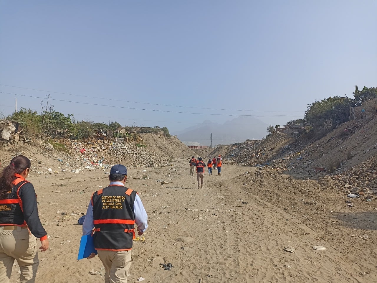 Gobierno Regional La Libertad pondrá en marcha plan de contingencia que incluye la construcción de una poza de sedimentación, limpieza y enrocado en Mampuesto.