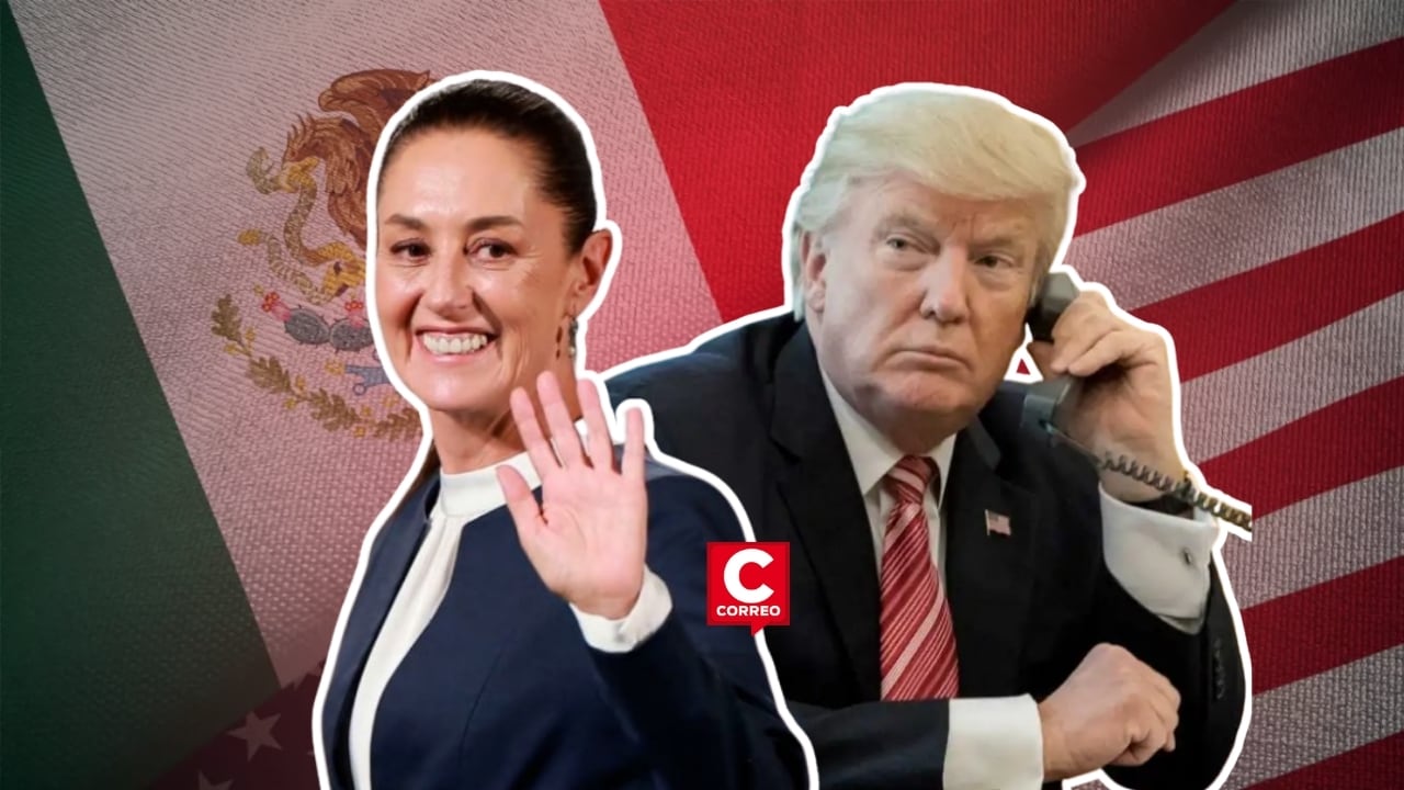 México y EE.UU mantienen coordinación en seguridad y comercio tras conversación entre Sheinbaum y Trump. Composición: Diario Correo.