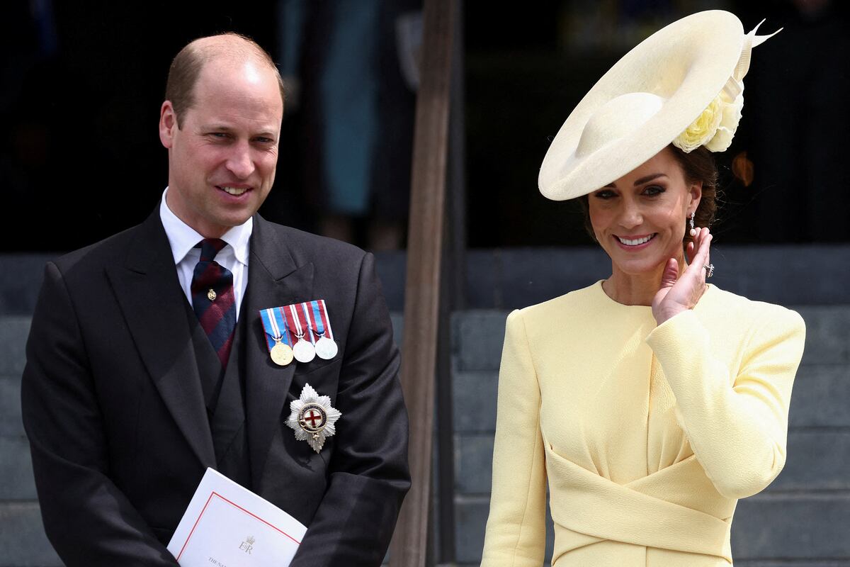 El príncipe Guillermo y Catalina de Cambridge. (Foto: AFP)