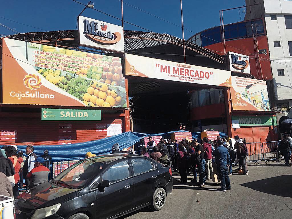 Comerciantes no pueden vender sus productos. (Foto: GEC)