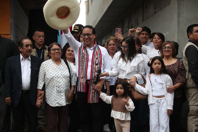 Roberto Sánchez: así fue el desayuno electoral junto a su familia en Huaral (Fotos: Jesús Saucedo/GEC)