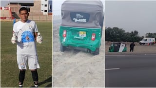 Ica: reconocido arquero pierde la vida en brutal accidente de tránsito en la Panamericana Sur