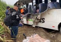 Tragedia en La Libertad: Choque entre buses en Chicama deja cinco muertos y más de 15 heridos
