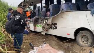 Tragedia en La Libertad: Choque entre buses en Chicama deja cinco muertos y más de 15 heridos