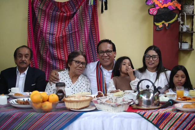 Roberto Sánchez: así fue el desayuno electoral junto a su familia en Huaral (Fotos: Jesús Saucedo/GEC)