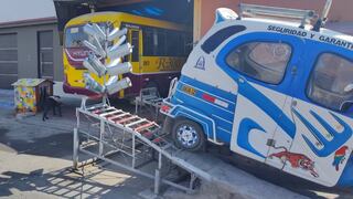 Tacna: Dueño de taller invade la pista construyendo rampa para vehículos